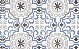 Royal Blue Patterned Porcelain sample