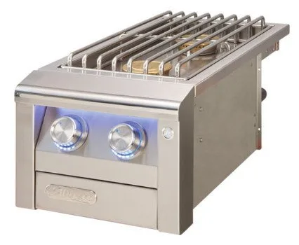 Alfresco AIPG Built-in Dual Side Burner - Natural Gas