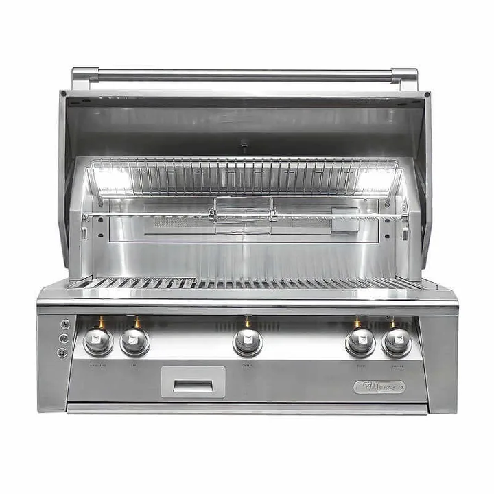 Alfresco ALXE 36-Inch Built-In Gas Grill With Sear Zone And Rotisserie - Propane