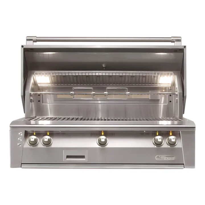 Alfresco ALXE 42-Inch Built-In Gas Grill With Sear Zone And Rotisserie - Propane