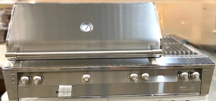 Alfresco ALXE 56" Deluxe Built-in Grill w Sear Zone, Double Side Burner - Liquid Propane (LP)