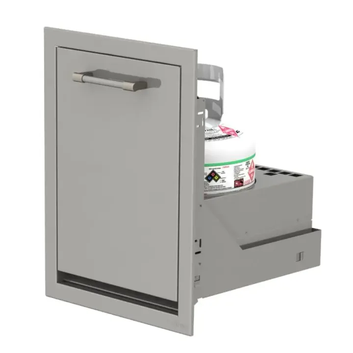 Alfresco 18-Inch Stainless Steel Propane Tank Drawer