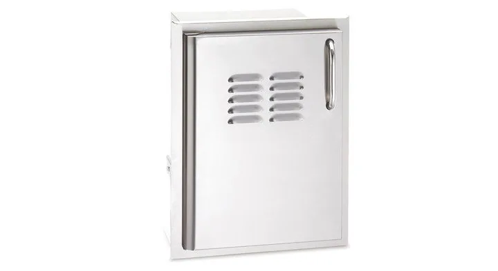 AOG 20 X 14 Single Access Door w Propane Tank Tray & Louvers