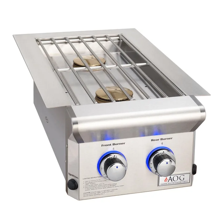 AOG American Outdoor Grill L-Series Drop-In Natural Gas Double Side Burner - 3282L