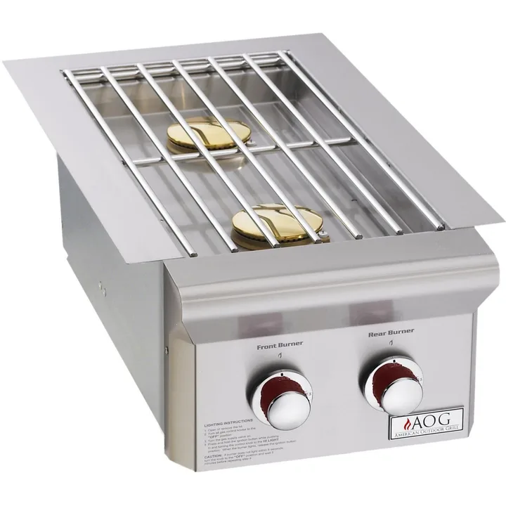 AOG American Outdoor Grill T-Series Drop-In Natural Gas Double Side Burner - 3282T