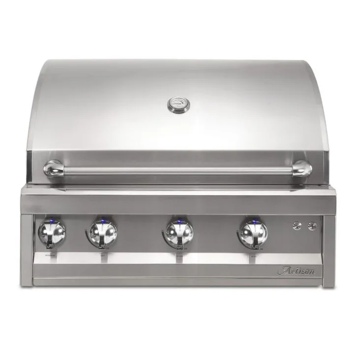 Artisan Professional 32-Inch 3-Burner Built-In Gas Grill w/ Rotisserie - Propane