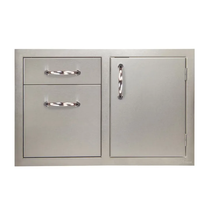 Artisan 36-Inch Soft-Close Right Hinge Door & Double Drawer Combo