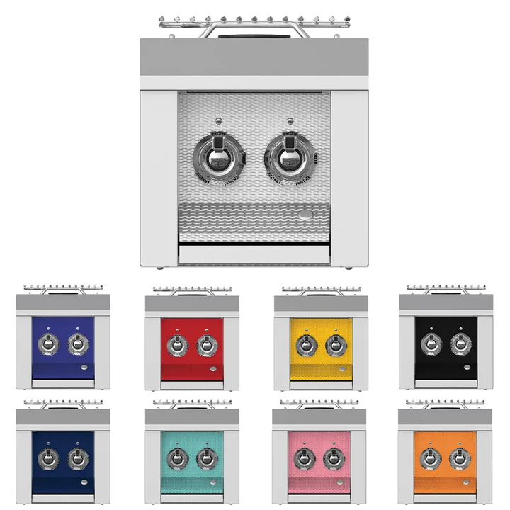 Aspire Double Aspire Side Burner, Built-In, 12 In - LP