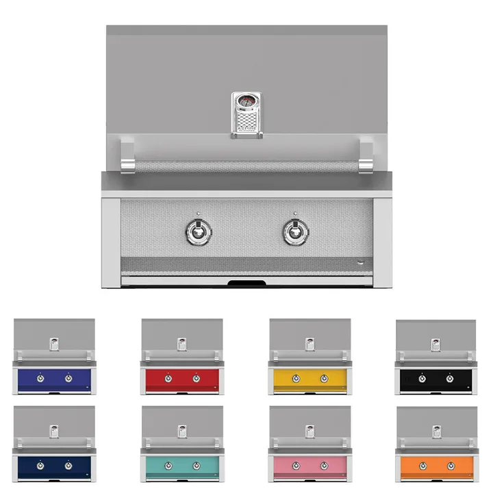 Aspire Grill, Aspire, Built-In, (2) U-Burner, Rotisserie, 30 In - NG