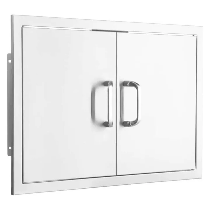BBQ Generals Elite Series 32-Inch Stainless Steel Double Access Door - Traditional