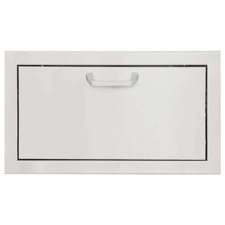 BBQ Generals Elite Series 30 X 15-Inch Stainless Steel Single Access Drawer - Traditional