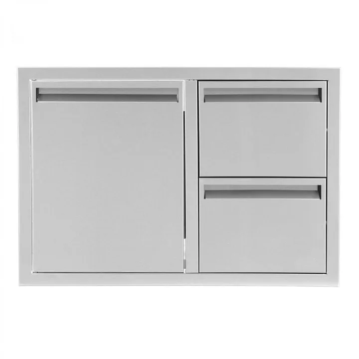 BBQ Generals Elite Series 32-Inch Access Door & Double Drawer Combo