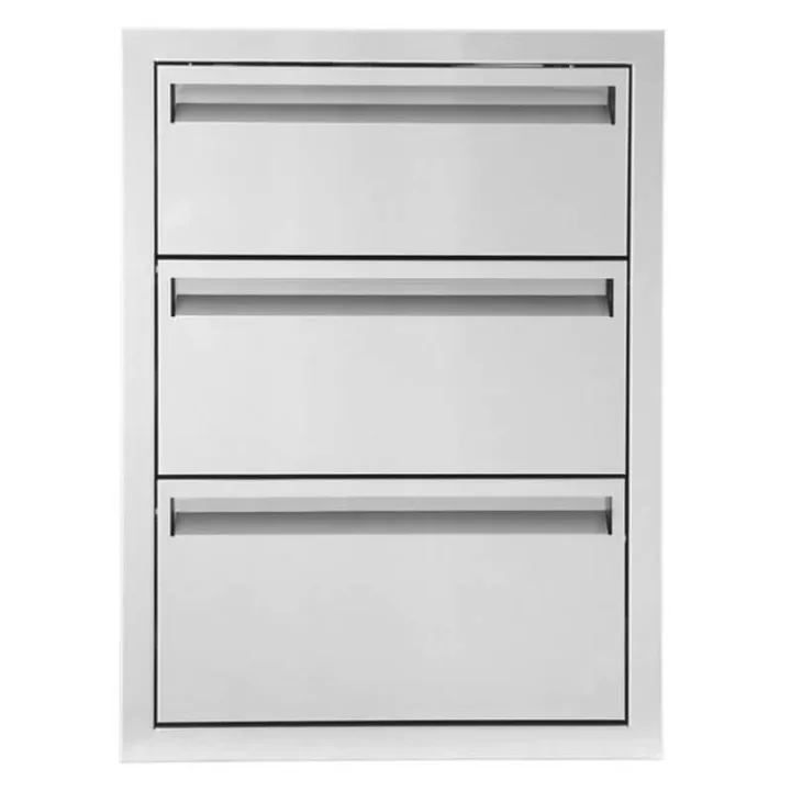 BBQ Generals Elite Series 16-Inch Triple Access Drawer