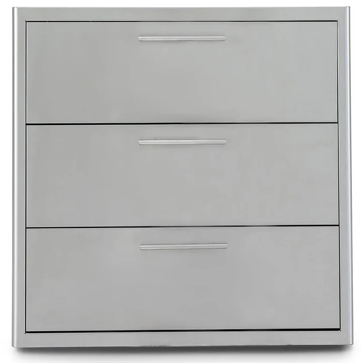 Blaze Blaze 30" Triple Access Drawer in Stainless Steel (BLZ-30W-3DRW-LT)