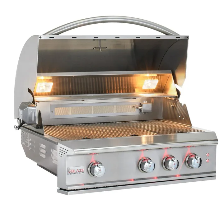 Blaze LUX 34-Inch 3-Burner Built-In Propane Gas Grill · BLZ-3PRO-LP