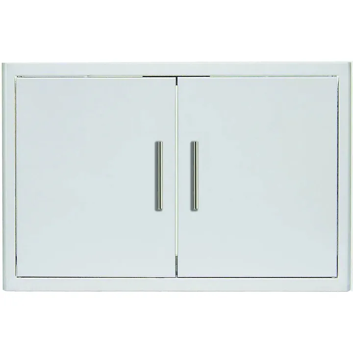 Blaze 25-Inch Stainless Steel Double Access Door · BLZ-AD25-R-SC