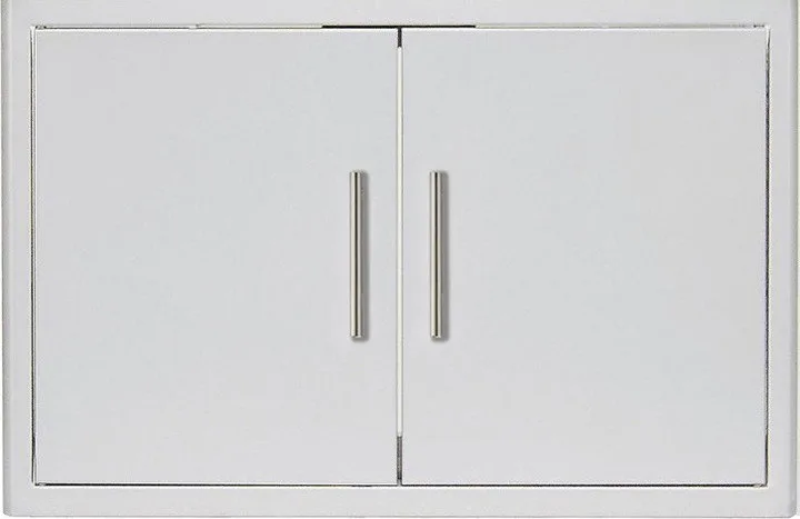 Blaze 32-Inch Stainless Steel Double Access Door w/ Paper Towel Holder · BLZ-AD32-R-SC