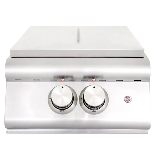 Blaze Blaze Premium LTE Built-In Gas High Performance Power Burner W/ Wok Ring & Stainless Steel Lid - BLZ-PBLTE-LP/NG - Natural Gas · BLZ-PBLTE-NG