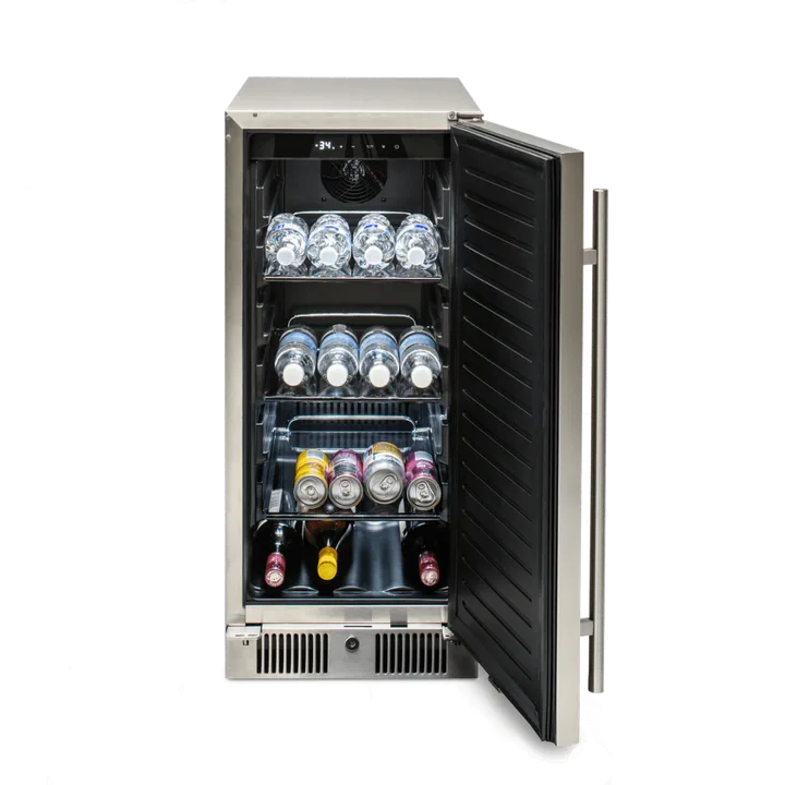 Blaze 15-Inch 3.2 Cu. Ft. Outdoor Rated Compact Refrigerator · BLZ-SSRF-15