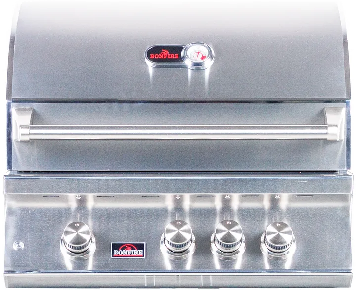 Bonfire 28" 3 Burner Built-in Premium Grill - Liquid Propane (LP)