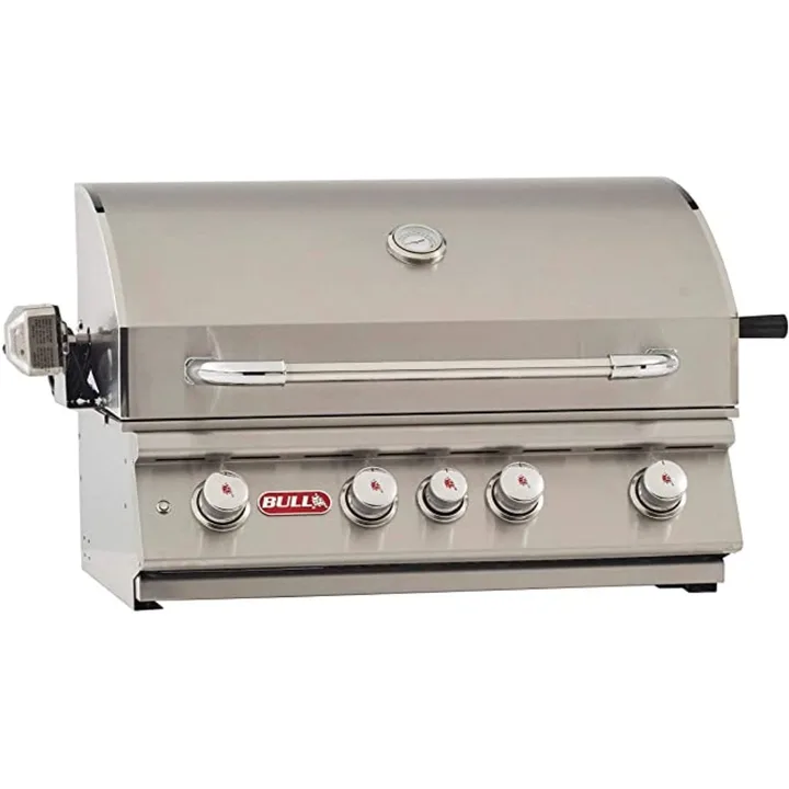 Bull Bull 30-Inch 4-Burner Angus Built-In Gas Grill with Infrared Backburner & Rotisserie - Propane · 47628