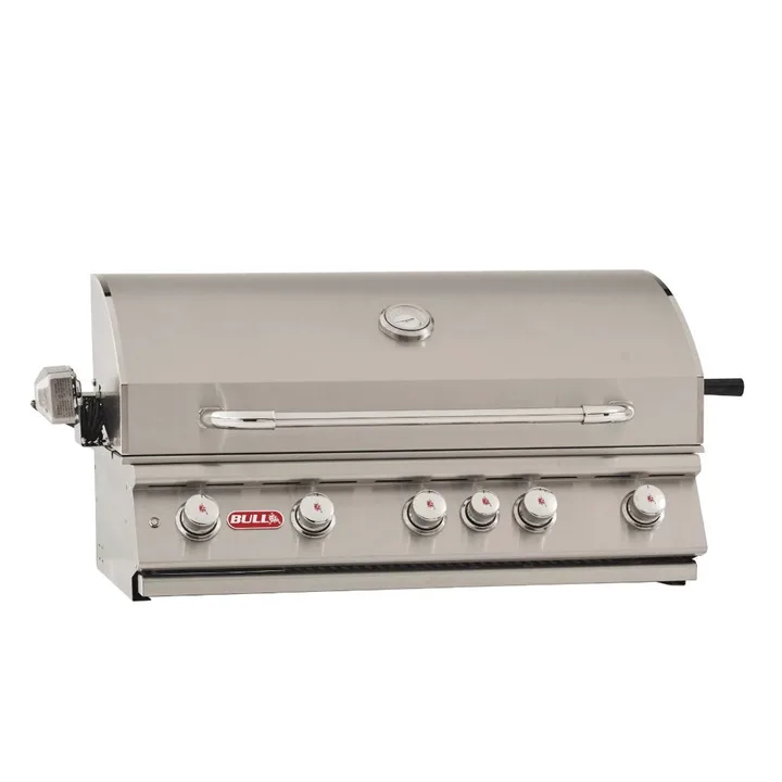 Bull Bull 38-Inch 5-Burner Brahma Built-In Gas Grill with Infrared Backburner & Rotisserie - Propane · 57568