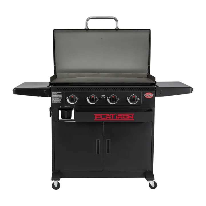 Char-Griller Char-Griller Flat Iron® 4-Burner Premium Gas Griddle · 8536
