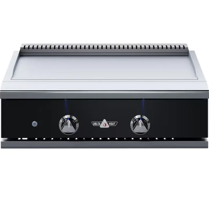 Delta Heat Delta Heat 32-Inch Built-In Gas Teppanyaki Grill with Black Control Panel - Liquid Propane / 32" · DHTG32-KL