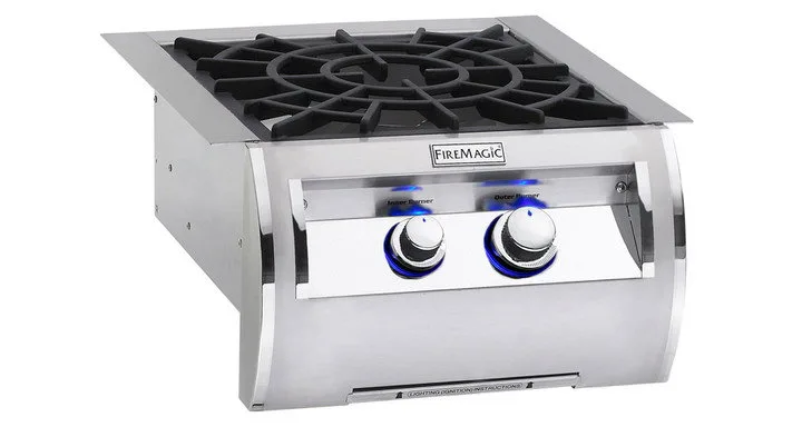 Firemagic Echelon Power Burner w Cast Iron Grid - Natural Gas