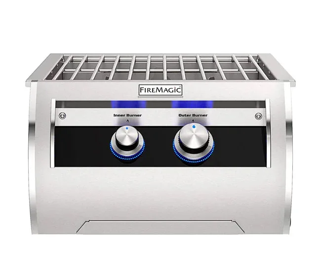 Fire Magic Echelon Diamond Built-In Gas Power Burner w/ Stainless Steel Grid (19-6B1P-0) - Propane