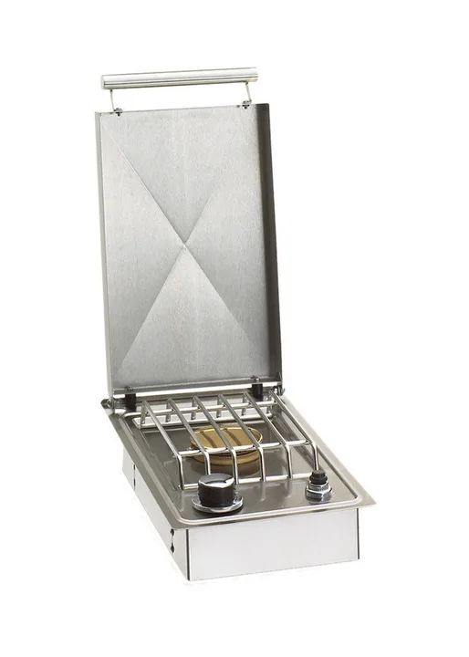 Fire Magic Built-In Drop-In Countertop Single Side Burner w/ Hinged lid - Natural Gas
