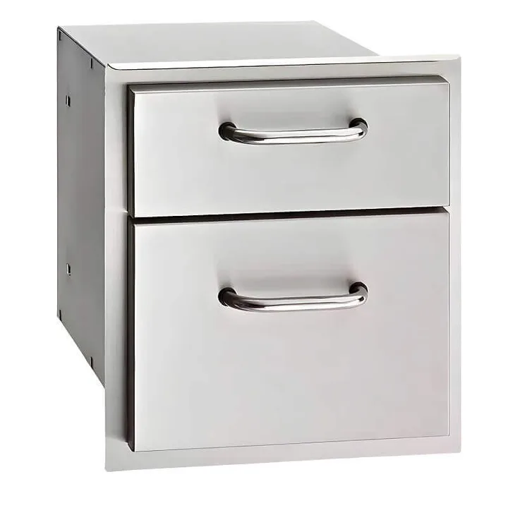 Fire Magic Select 14 Inch Double Access Drawer - 33802