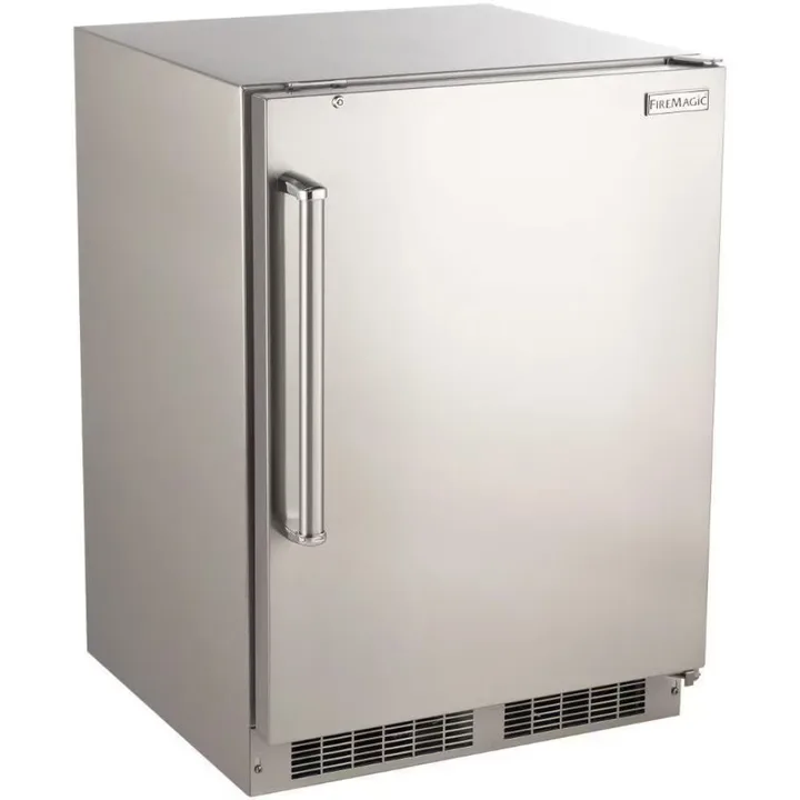 Fire Magic Fire Magic 24-Inch 5.1 Cu. Ft. Outdoor Rated Compact Refrigerator - Right Hinge · 3589-DR