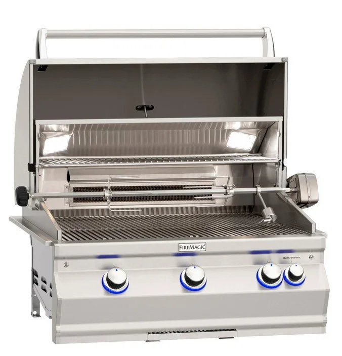 Fire Magic A790i Built-in Grill, One Infared Burner, Rotisserie - Liquid Propane (LP) & NO