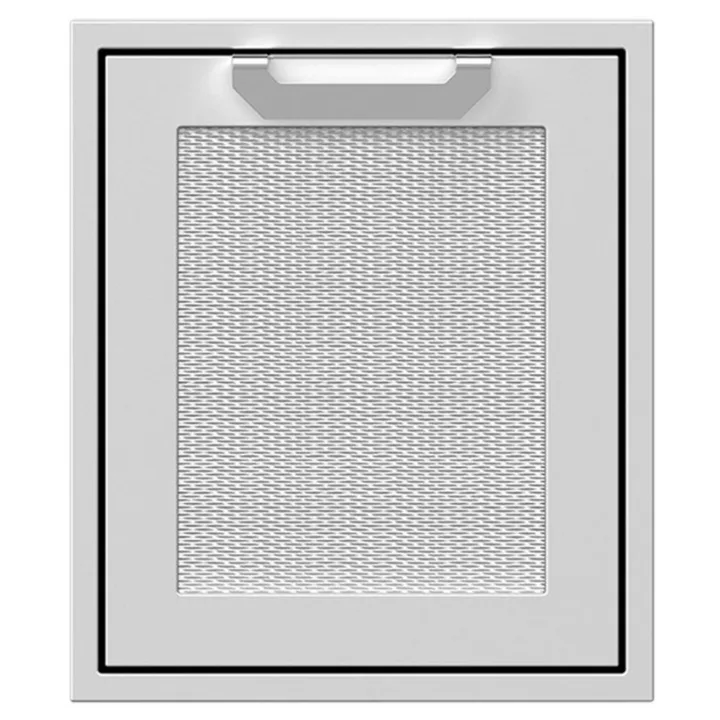 Single Access Door, Hinge Left, Marquise, 18 In - Dark Gray