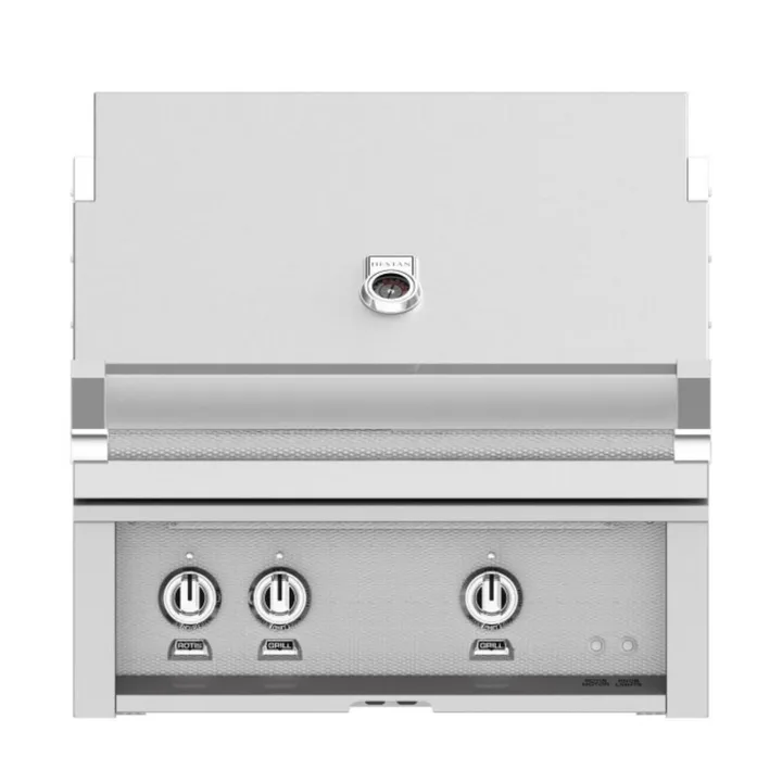 Grill, Built-In, (1) Trellis, (1) Sear, Rotisserie, 30 In - LP - Stainless