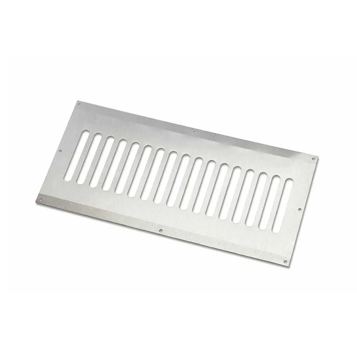 HPC Fire Flat Stainless Steel Enclosure Vent by HPC Fire - 12" x 6" · EV-12X6SS