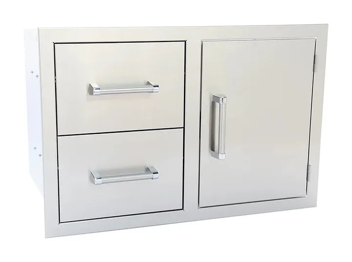 KoKoMo - Outdoor Kitchen Two Drawer & One Door Combo