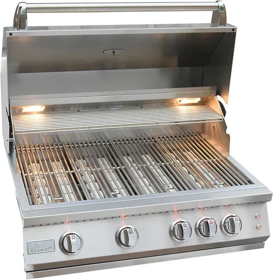 KoKoMo 32-Inch Built-In Gas Grill - Propane / No