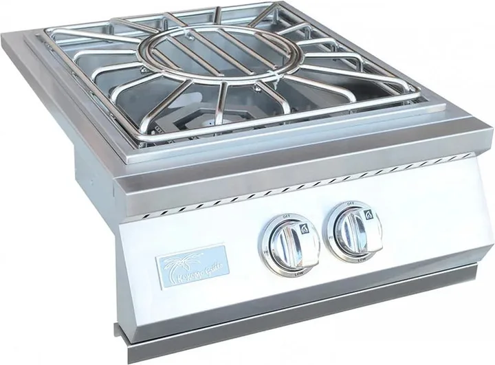 KoKoMo Professional Power Burner with Removable Grate for Wok - Propane