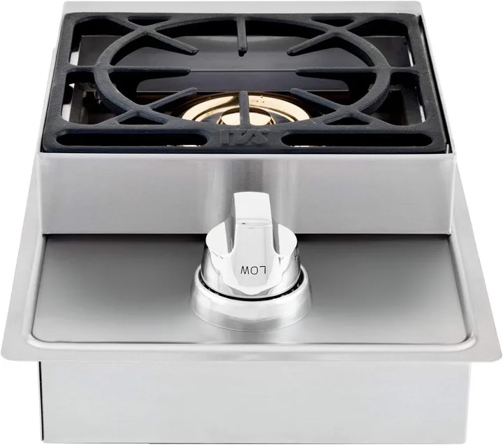 Lion Stainless Steel Drop-In Single Side Burner - Natural Gas