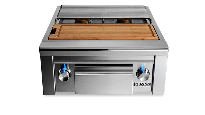 Lynx Built-in Prep Center with Double Side Burner - LSB2PC - Liquid Propane (LP)
