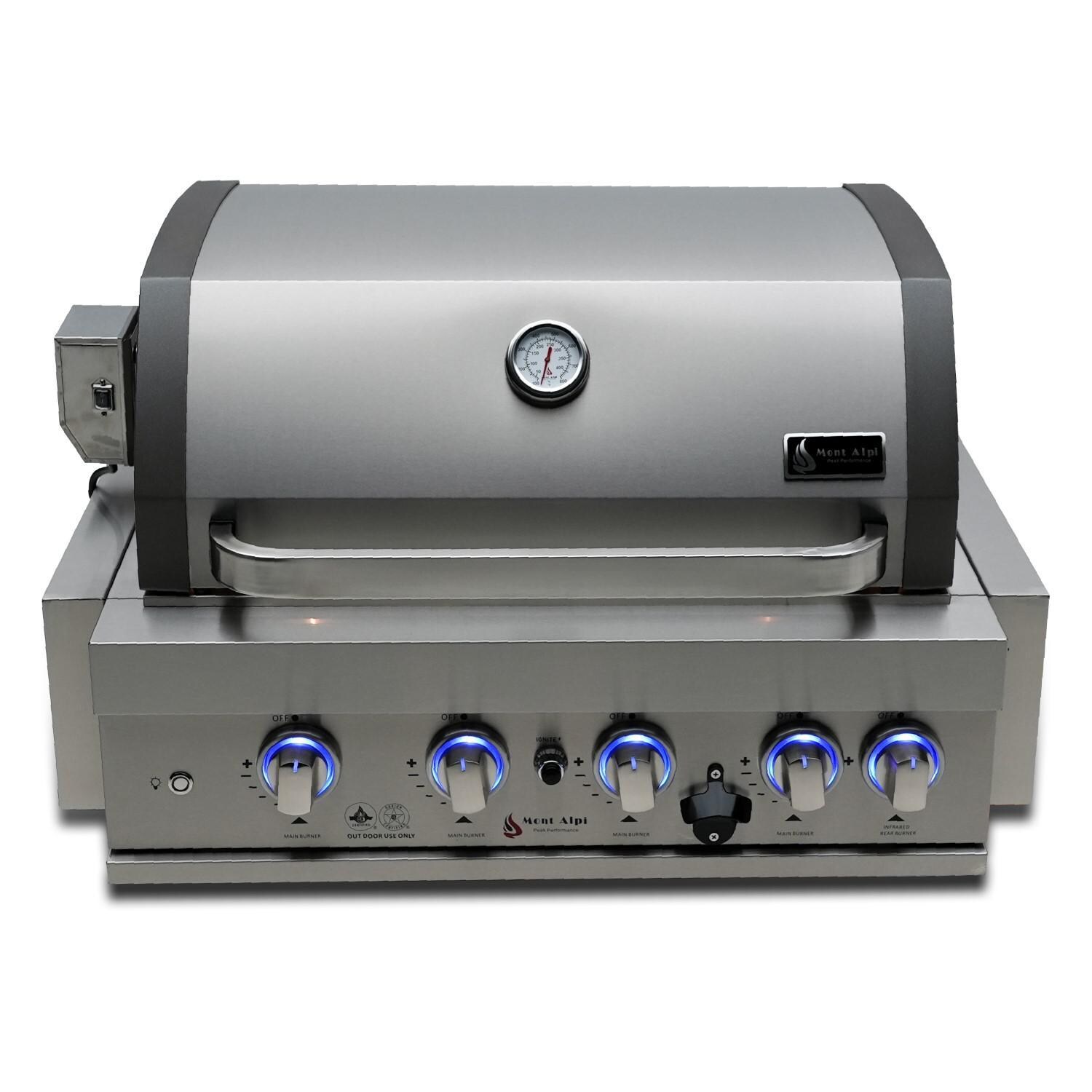 Mont Alpi Original Series outdoor kitchen package with 32-in grill 45-degree module · MAi400-45