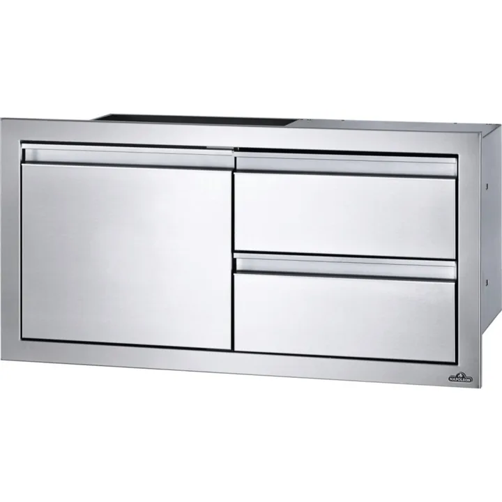 Napoleon BI-3616-1D2DR 36" x 16" Single Door and Double Drawer Cabinet Cabinet for BIG38RB