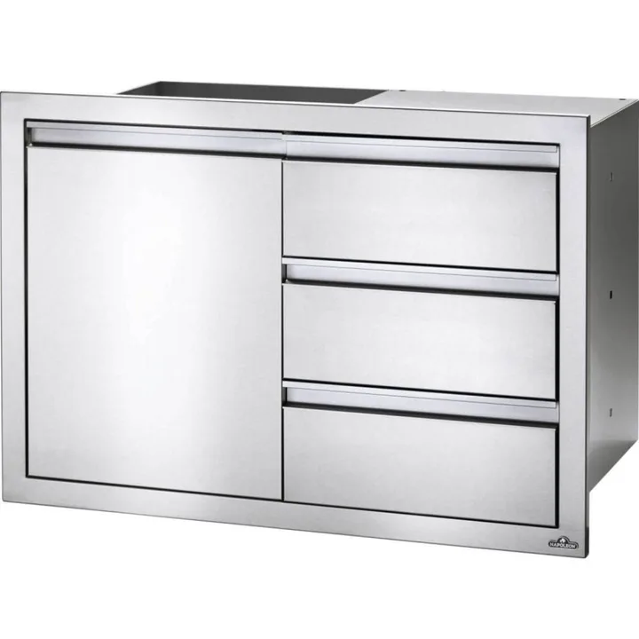 Napoleon BI-3624-1D3DR - 36" x 24" Single Door & Triple Drawer Combo