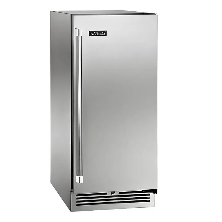 Perlick 15-Inch Signature Series Stainless Steel Outdoor Refrigerator - HP15RO-4-1 - Right Side