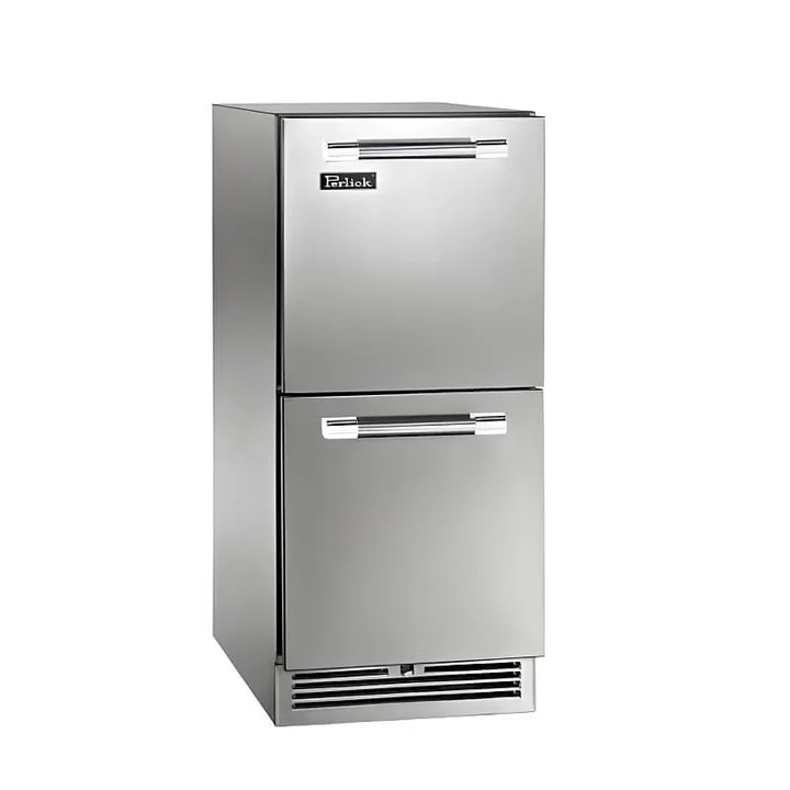 Perlick 15-Inch Signature Series Stainless Steel Drawer Outdoor Refrigerator - HP15RO-4-5