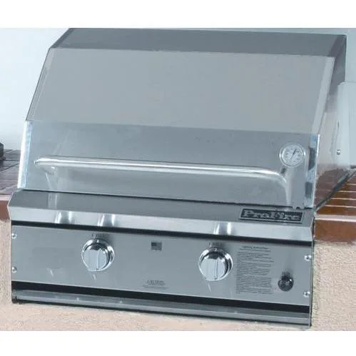 ProFire Professional 27" Built-in Grill w Rotisserie - PF27R - Natural Gas