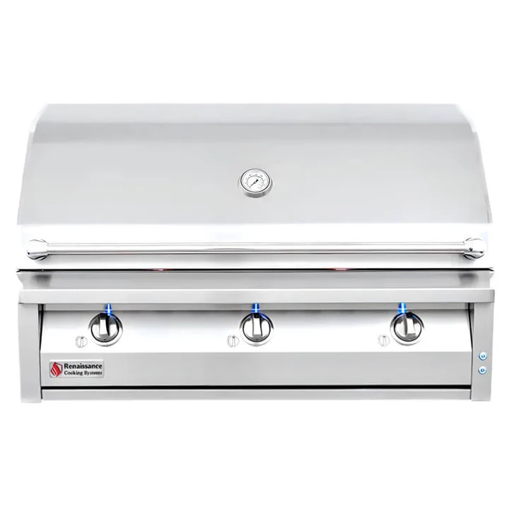 American Renaissance Grill 42 Inch 3 Burner Built In Gas Grill - Natural Gas