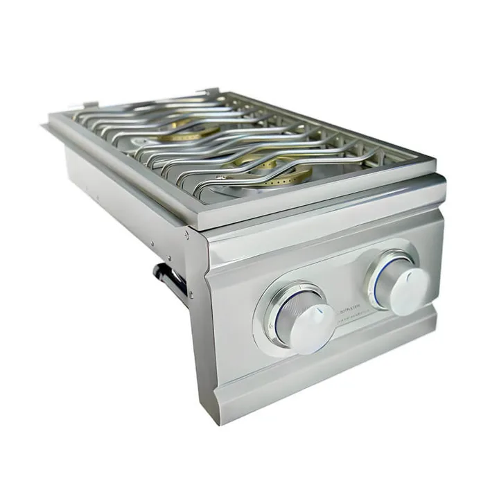 RCS Cutlass Pro Built In Stainless Steel Double Side Burner - RDB-1 - Propane